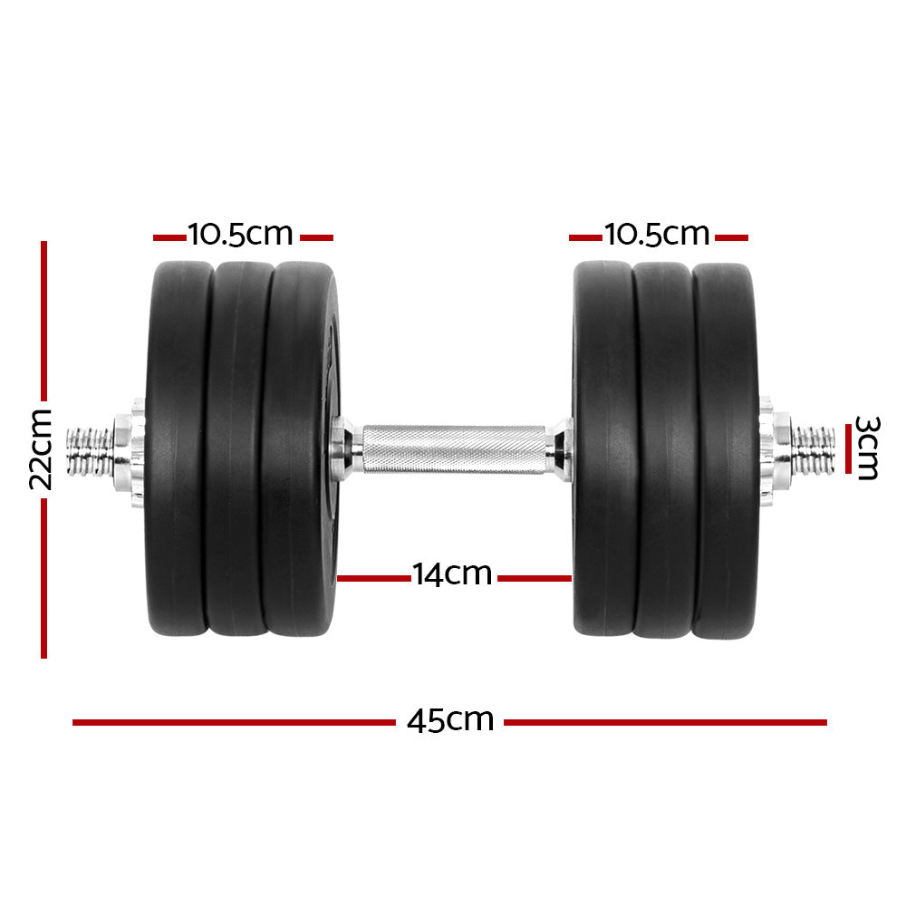 Everfit 35kg Dumbbell Set