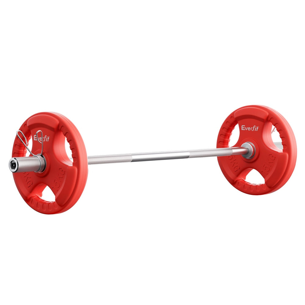 Everfit 36kg 120cm Barbells Set