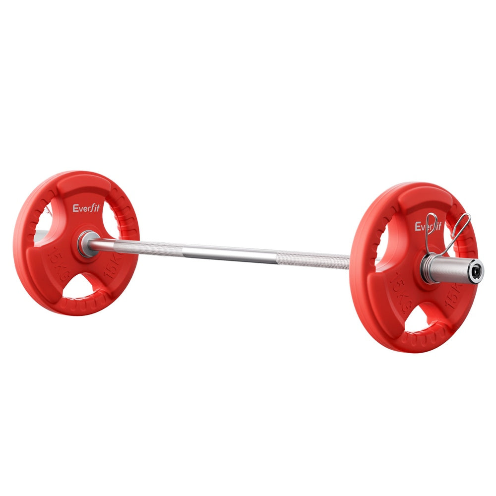 Everfit 36kg 120cm Barbells Set