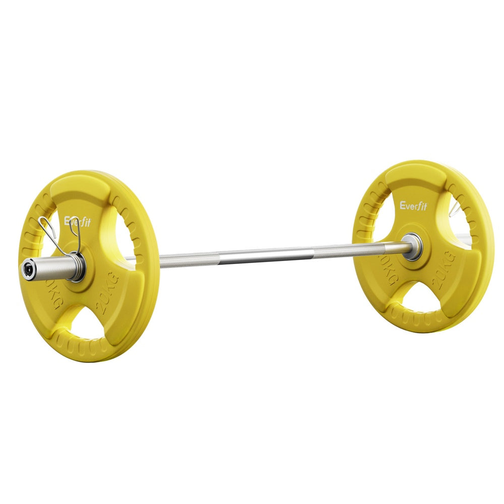 Everfit 46KG 120cm Barbell Set