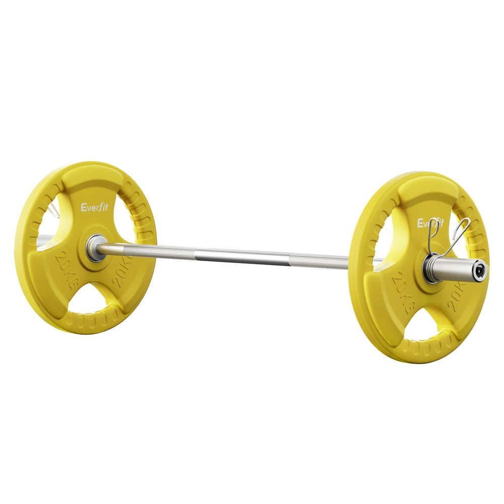 Everfit 46KG 120cm Barbell Set