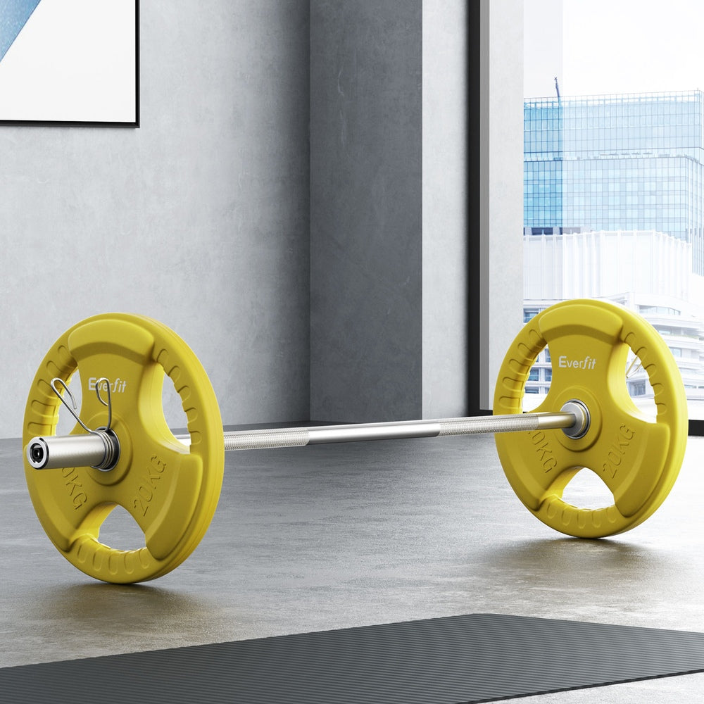 Everfit 46KG 120cm Barbell Set