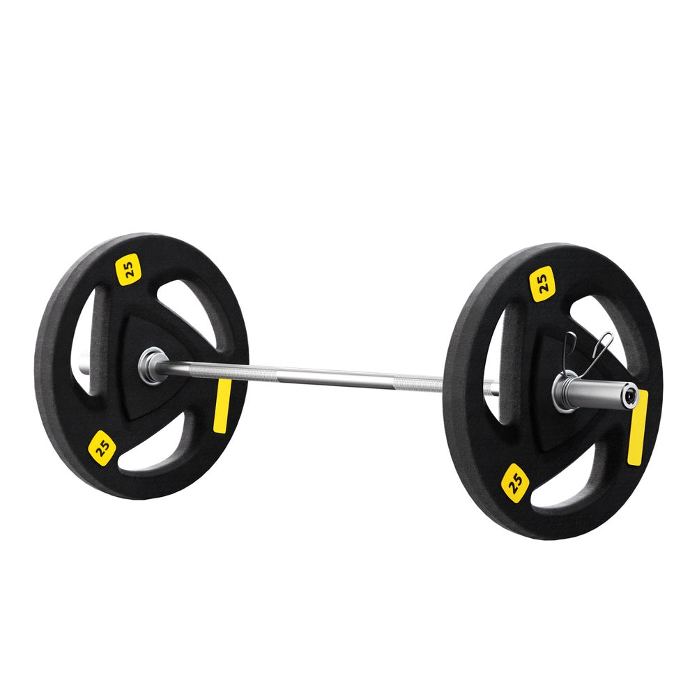 Everfit 56kg 120cm Barbells Set