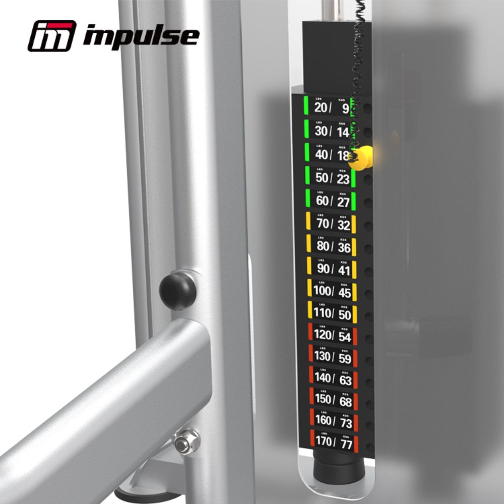 Impulse PL9002 Lat Pulldown Seated Row 114kg Weight Stack Cardio Impulse PL9002 Lat Pulldown Seated Row 114kg Weight Stack Cardio