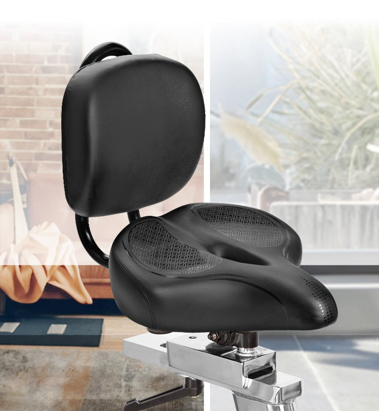 Lifespan Fitness Extra Support Spin and Exercise Bike Saddle featuring ergonomic design, reinforced support, and adjustable fitting for enhanced comfort during cycling workouts.