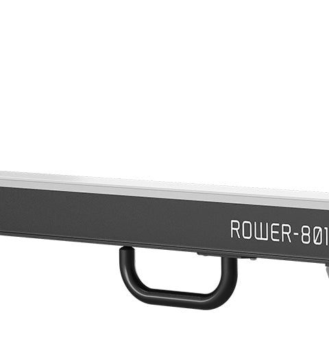 Lifespan Fitness ROWER-801F Air & Magnetic Commercial Rowing Machine featuring a user in workout attire, demonstrating effective rowing technique in a modern home setting. Ideal for strength training and cardio fitness enthusiasts.