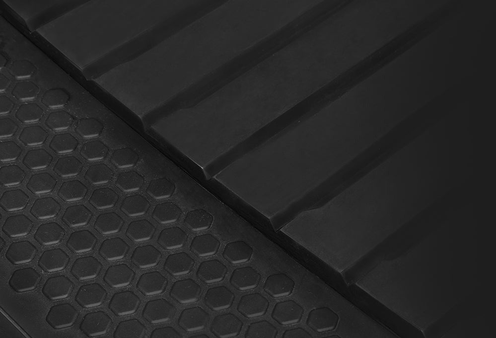 The Corsair Freerun 105 Curved treadmill has commercial grade slat belt