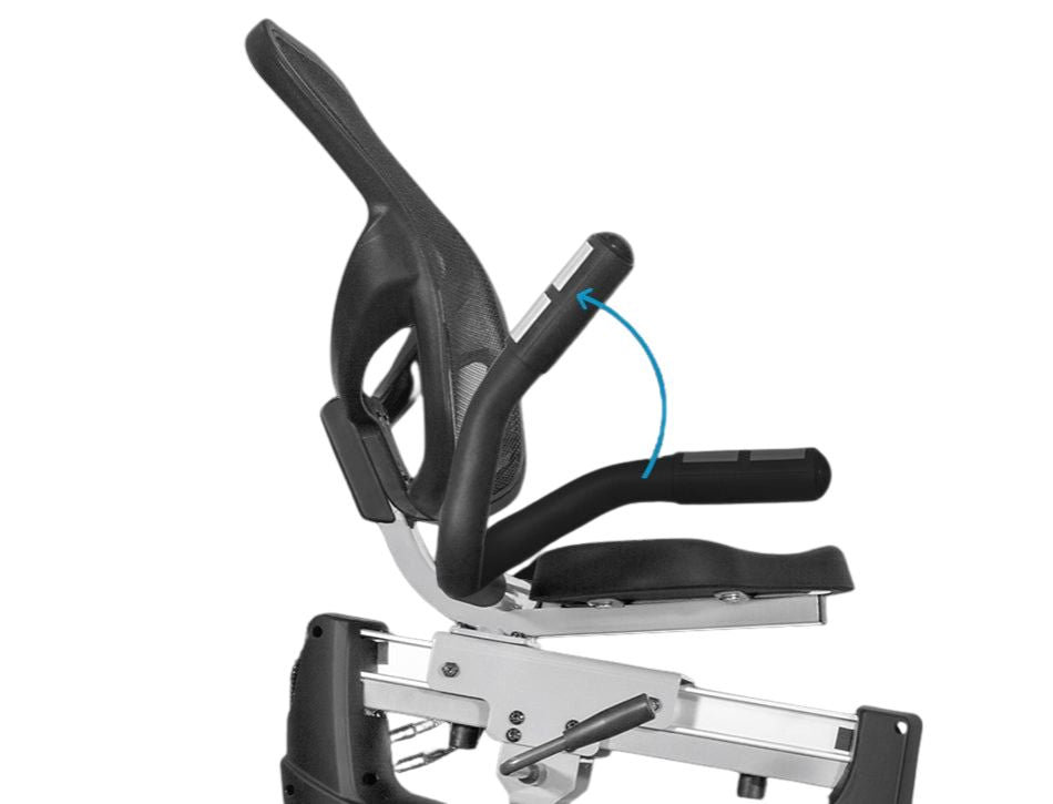 Lifespan Fitness RC-300 Recumbent Exercise Bike has handles that fold up for easier access