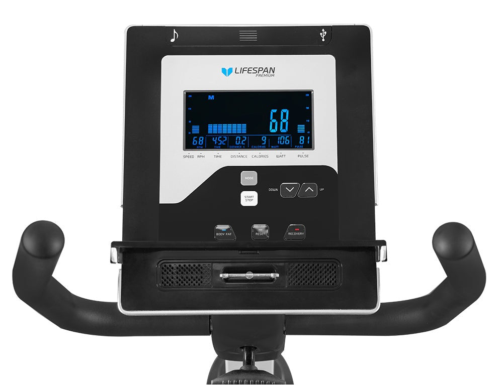 Lifespan Fitness RC-300 Recumbent Exercise Bike with 12 built in workout programs