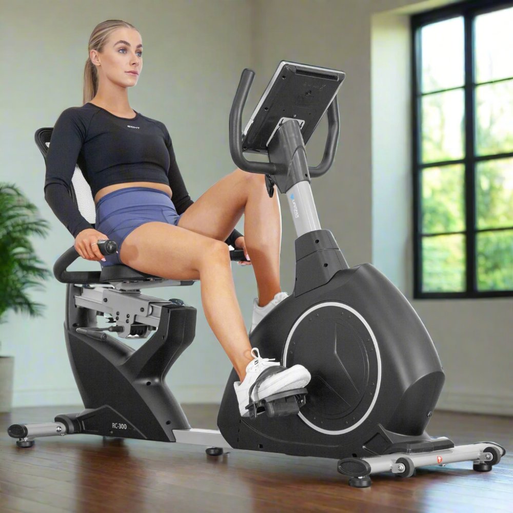 Front View of Lifespan Fitness RC-300 Recumbent Bike