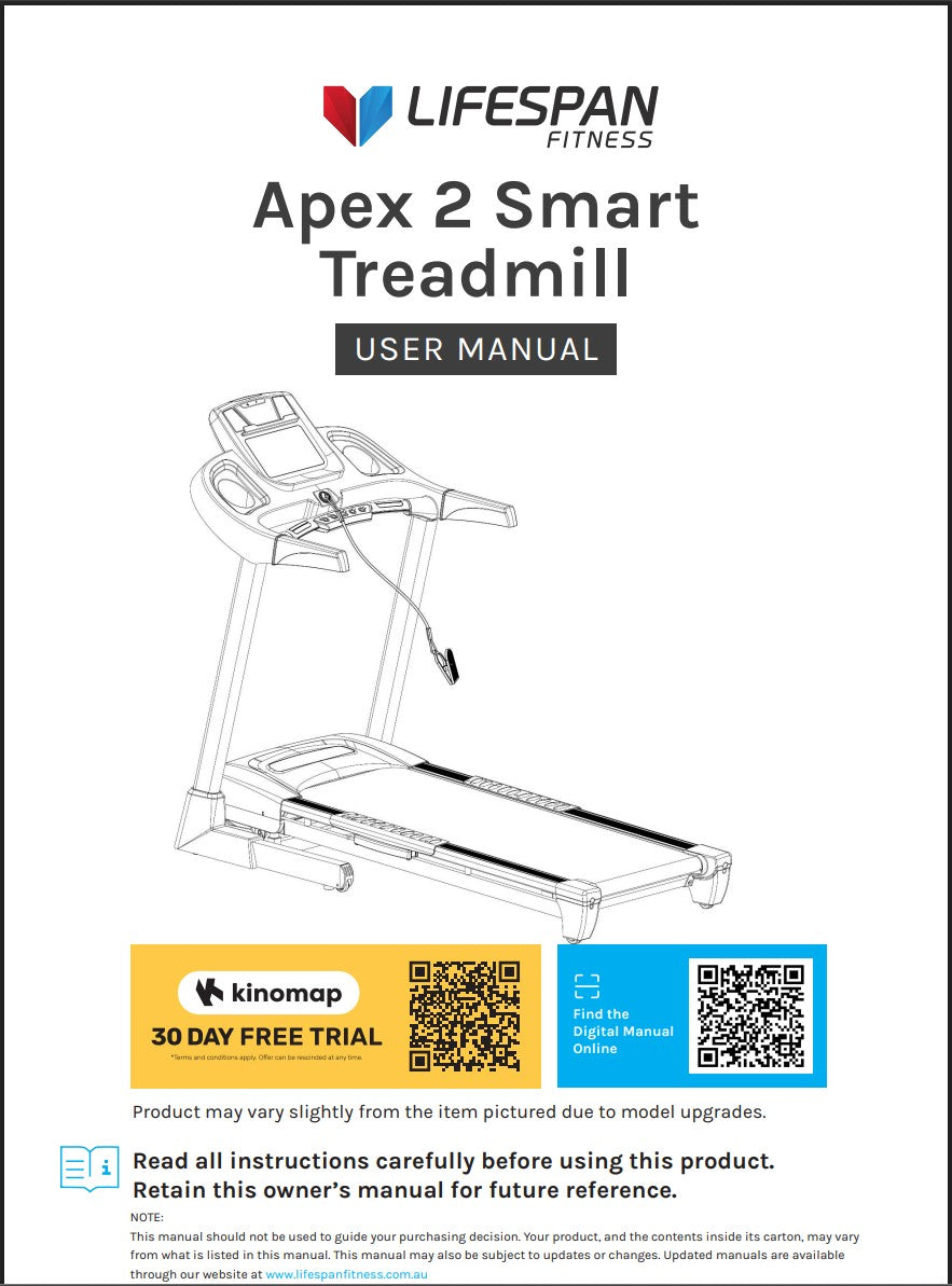 Lifespan Fitness Apex Smart Treadmill