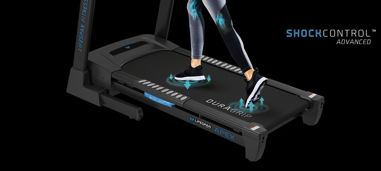 Lifespan Apex 2 Treadmill ShockControl Cushioning