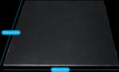 CORTEX Pack of 9 x 15mm Rubber Gym Floor Tiles (1m x 1m) with Bevelled Edge