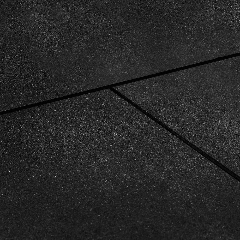 CORTEX Pack of 9 x 15mm Rubber Gym Floor Tiles (1m x 1m) with Bevelled Edge