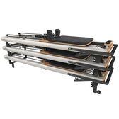 Peak Pilates Fit™ Reformer Stacked on top for easy storage