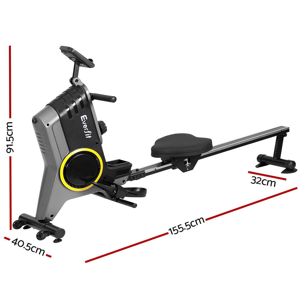 Everfit 12 Level Magnetic Rowing Machine