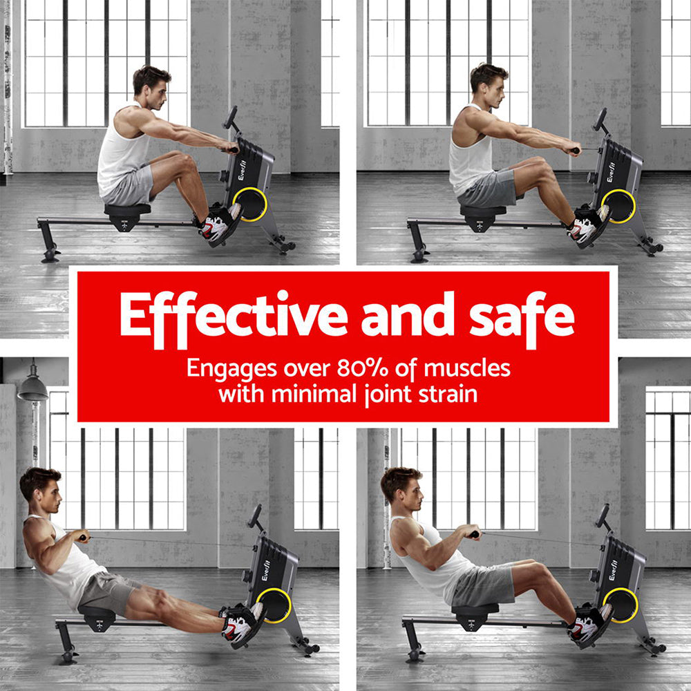 Everfit 12 Level Magnetic Rowing Machine