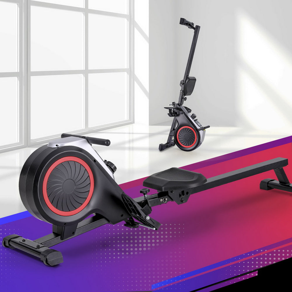 Everfit 16 Level Foldable Magnetic Rowing Machine