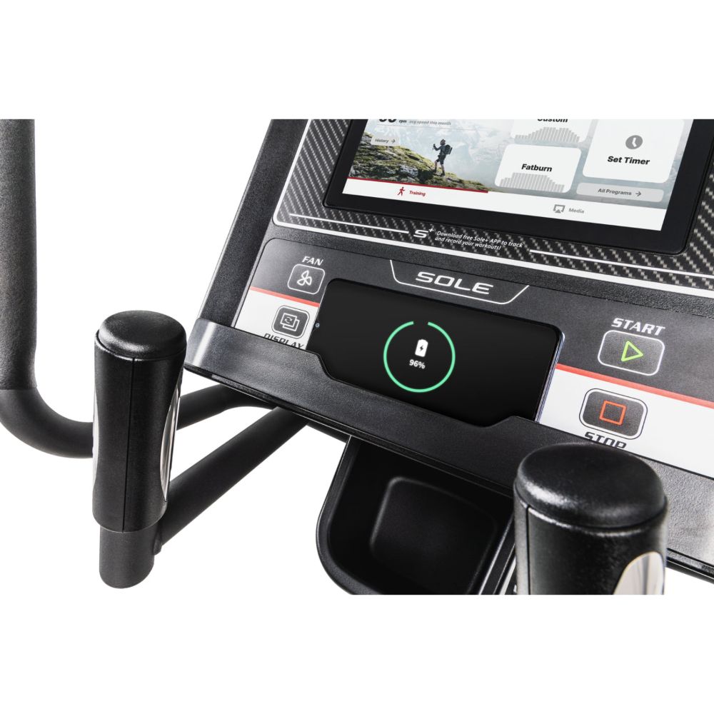 Sole E35 Elliptical wireless charging station