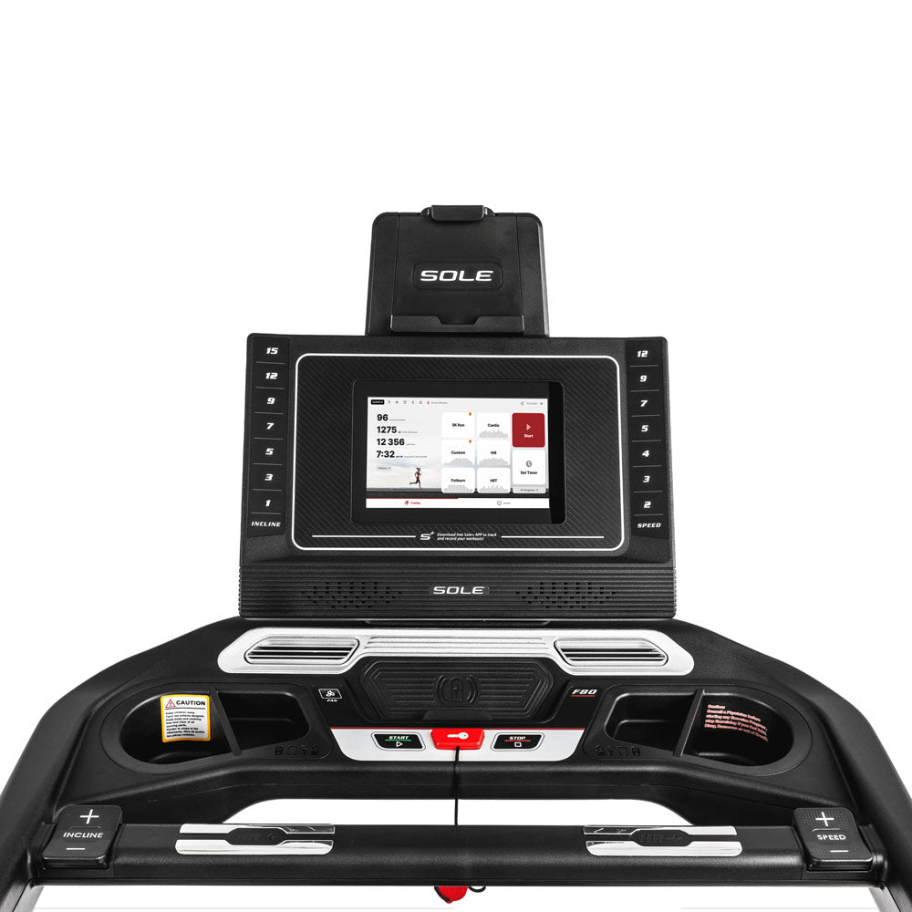 Sole F80 Treadmill Incline Control Panel
