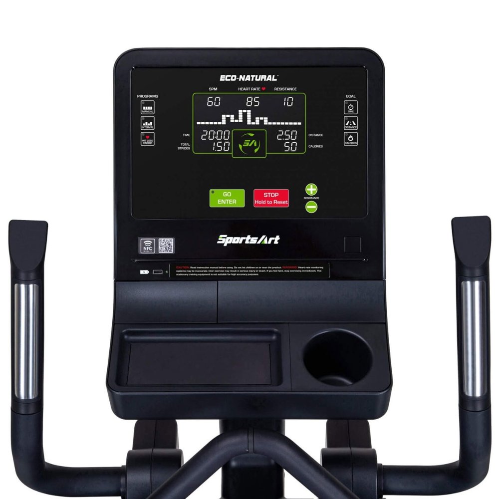 SportsArt E873 Elliptical Cross Trainer LCD Console