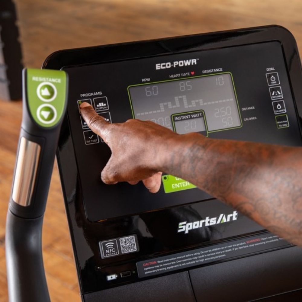 SportsArt G574U ECO-POWR™ Elite Upright Exercise Bike