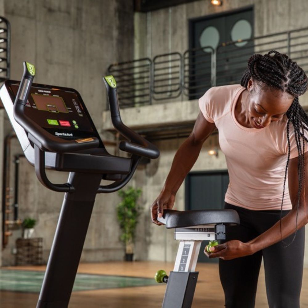 SportsArt G574U ECO-POWR™ Elite Upright Exercise Bike