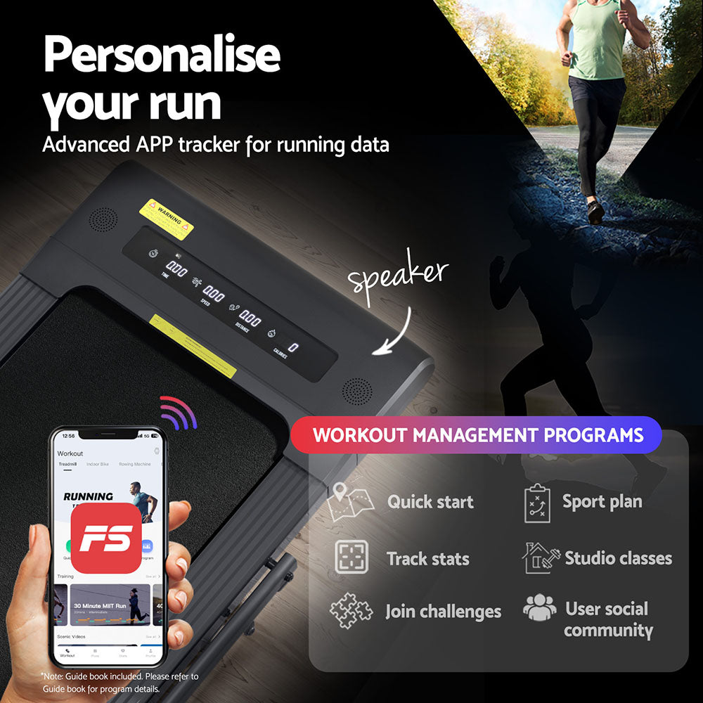 Everfit 400 Walking Pad with Tablet Holder - Grey