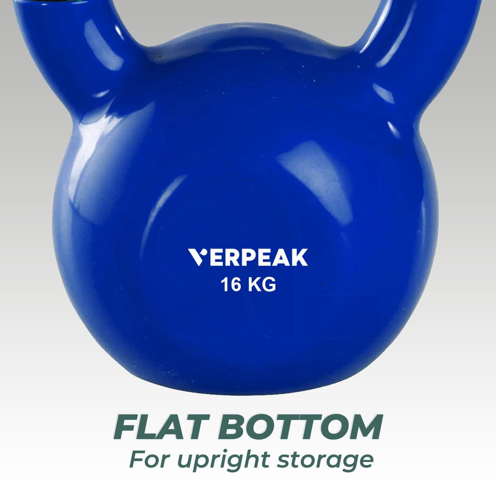 Verpeak 4kg Vinyl Kettlebell