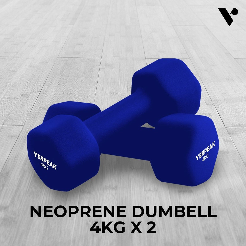 VERPEAK 4kg Neoprene Dumbbell (Pair)