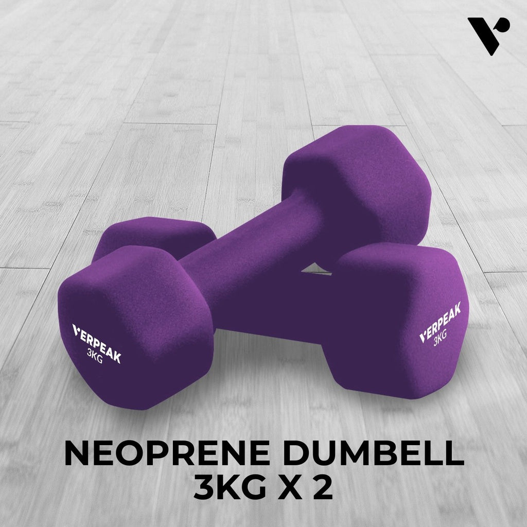 VERPEAK 3kg Neoprene Dumbbell (Pair)