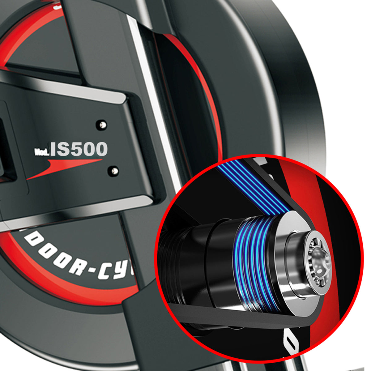 Powertrain IS-500 Heavy-Duty Spin Bike - Black