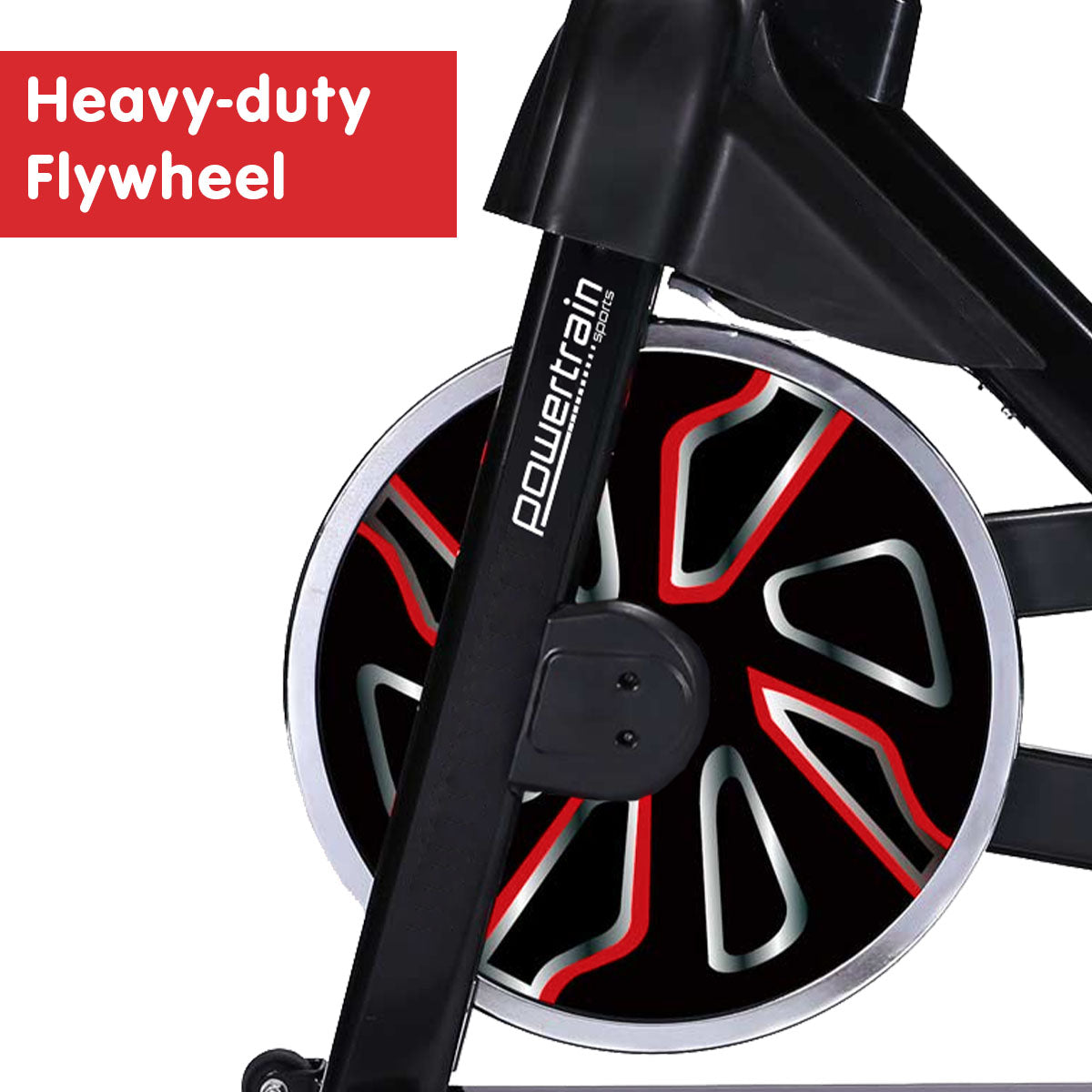 Powertrain RX-600 Spin Bike - Red
