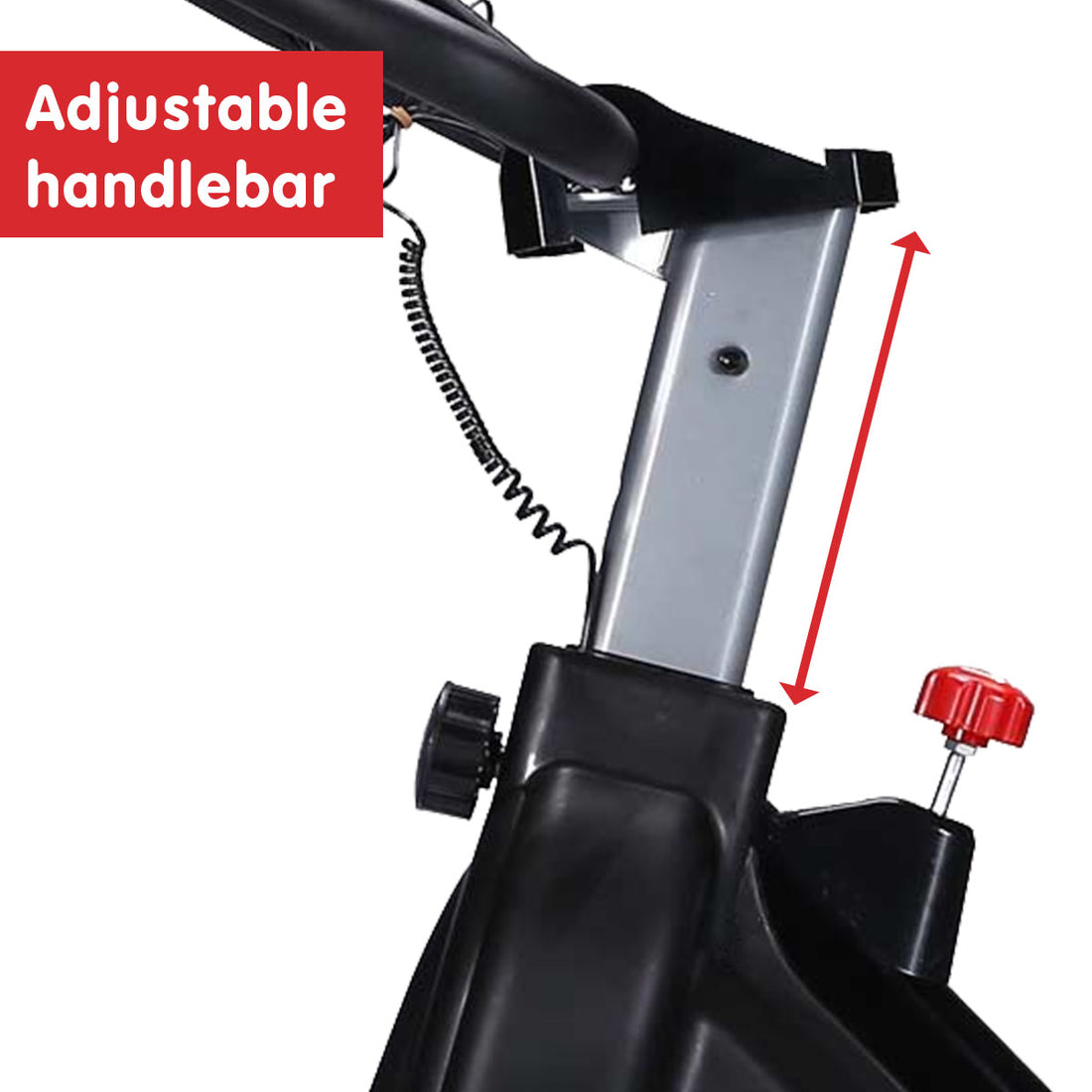 Powertrain RX-600 Spin Bike - Red
