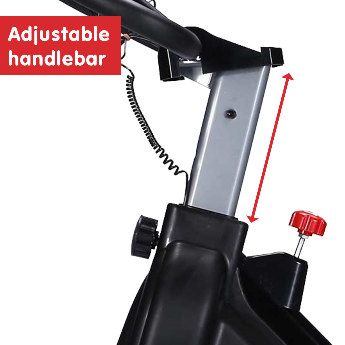 Powertrain RX-600 Spin Bike - Red