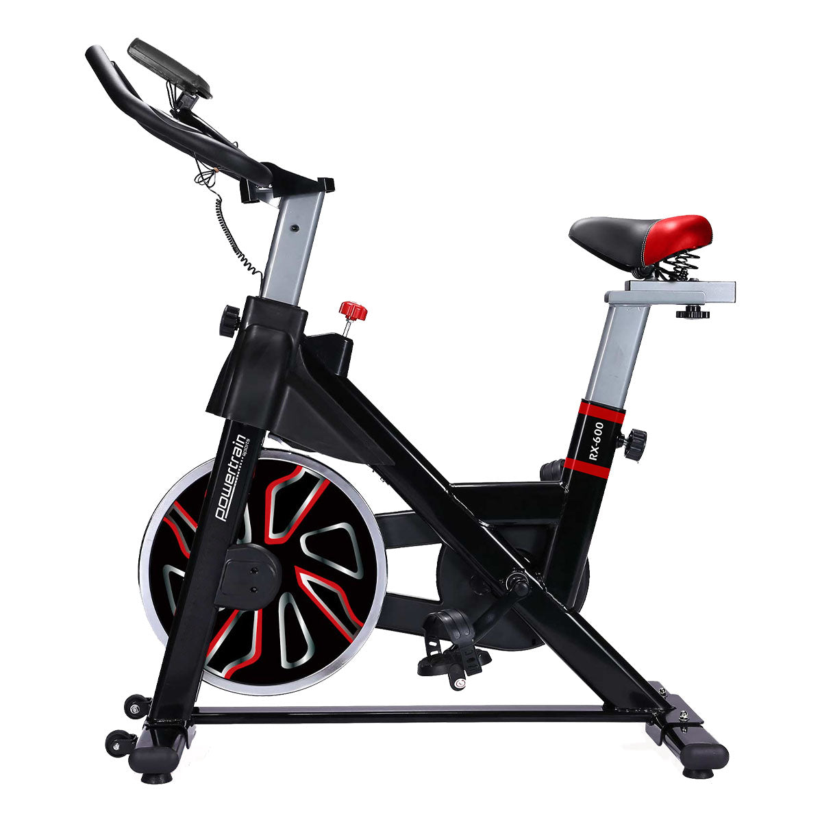 Powertrain RX-600 Spin Bike - Red