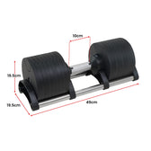 Powertrain Eon 45kg Adjustable Dumbbell