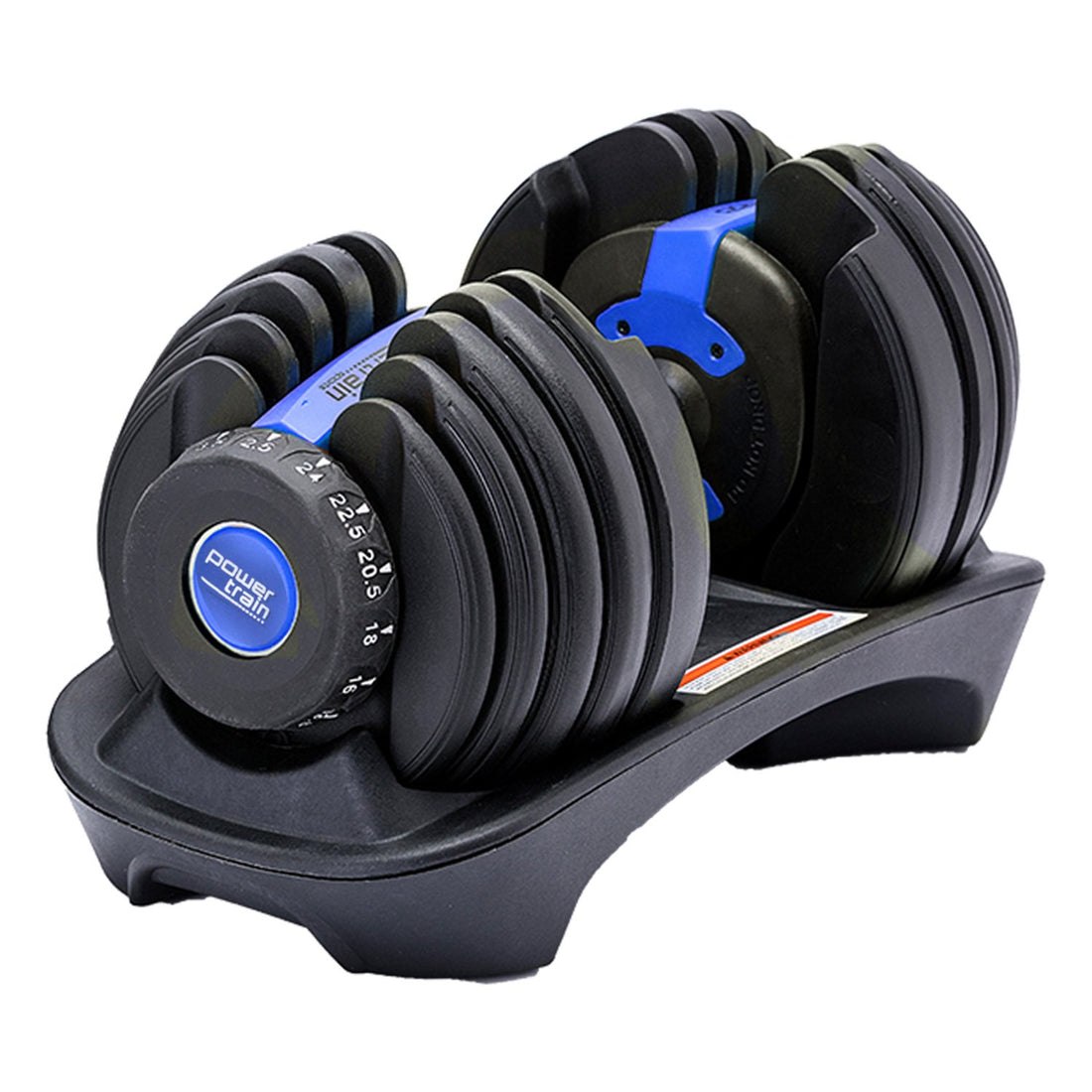 Powertrain BF1 24kg Adjustable Dumbbell (Single) - Blue