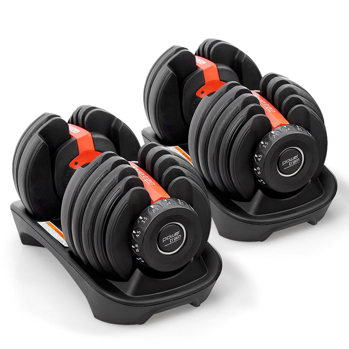 Powertrain 48kg Adjustable Dumbbell Set