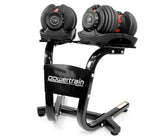 Powertrain BF1 48kg Adjustable Dumbbell Set with Stand (2 x 24kg)