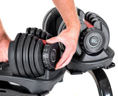 Powertrain BF1 48kg Adjustable Dumbbell Set with Stand (2 x 24kg)