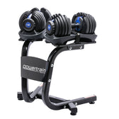 Powertrain BF1 48kg Adjustable Dumbbell Set With Stand (2 x 24kg) - Blue