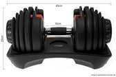 Powertrain BF2 40kg Adjustable Dumbbell (Single)
