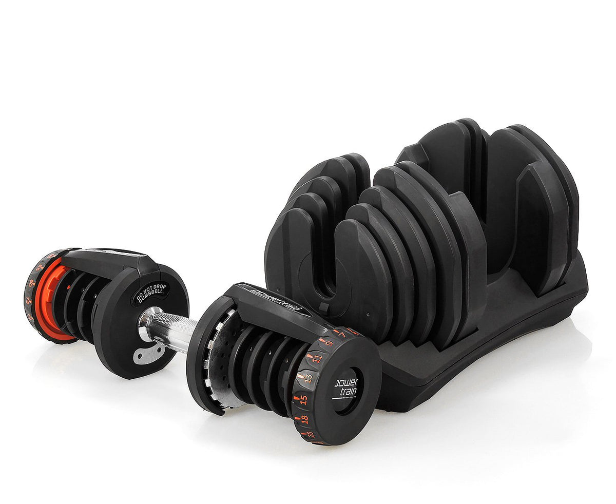 Powertrain Adjustable Dumbbells Set - 2 x 40kg