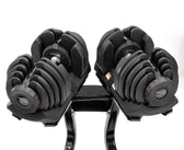 Powertrain BF2 40kg Adjustable Dumbbell Set with Stand (2 x 40kg)