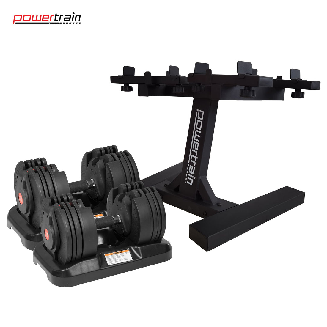 Powertrain BF4 GEN2 40kg Adjustable Dumbbell Set With Stand (2 X 20kg)
