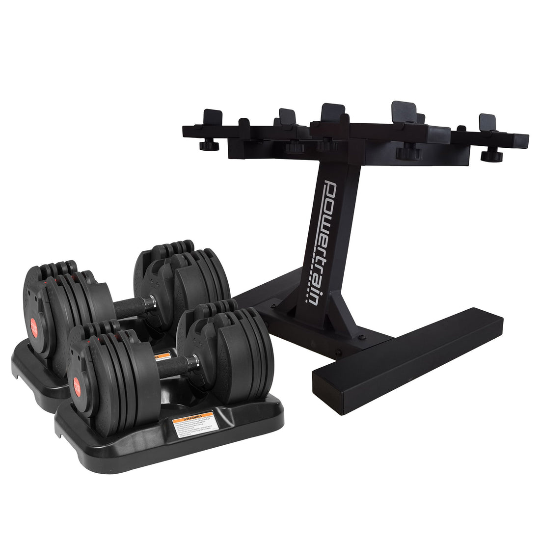 Powertrain BF4 GEN2 40kg Adjustable Dumbbell Set With Stand (2 X 20kg)