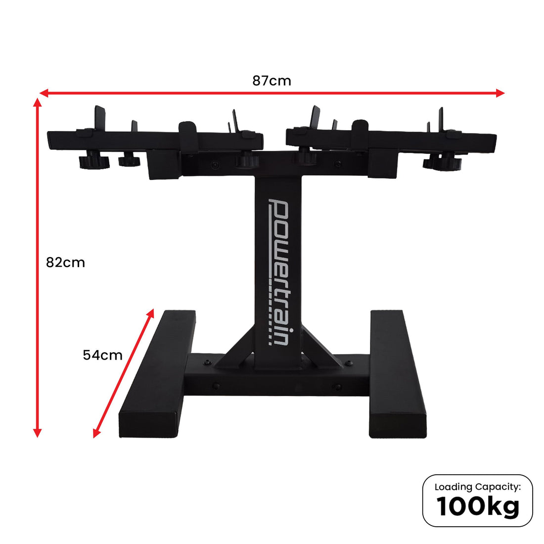 Powertrain BF4 GEN2 40kg Adjustable Dumbbell Set With Stand (2 X 20kg)