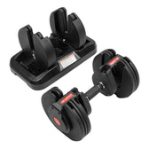Powertrain BF4 GEN2 40kg Adjustable Dumbbell Set With Stand (2 X 20kg)