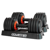 Powertrain TD1 GEN2 Pro 50kg Adjustable Dumbbell Set (2 x 25kg)